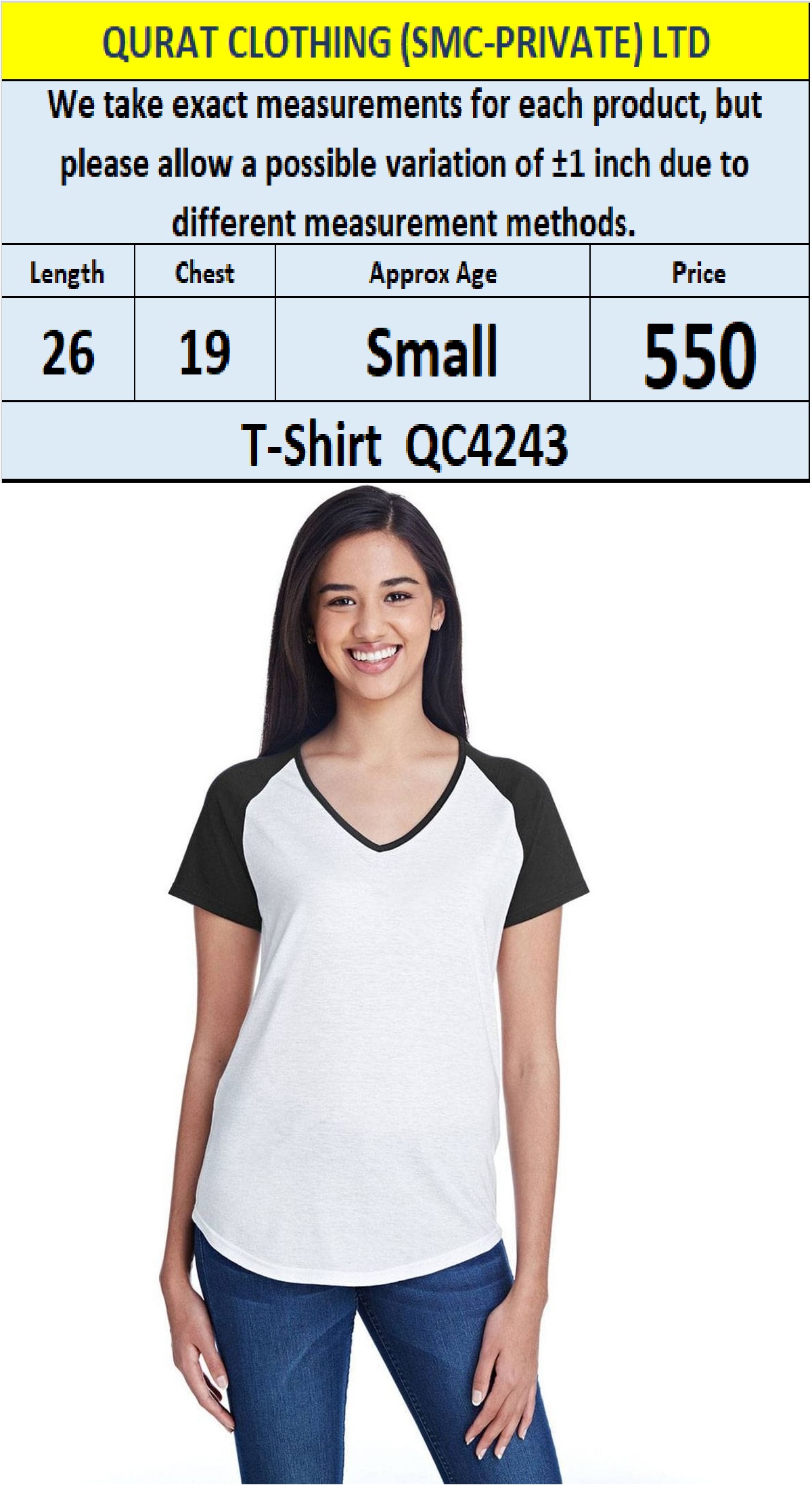 Branded Ladies T-shirt QC4243