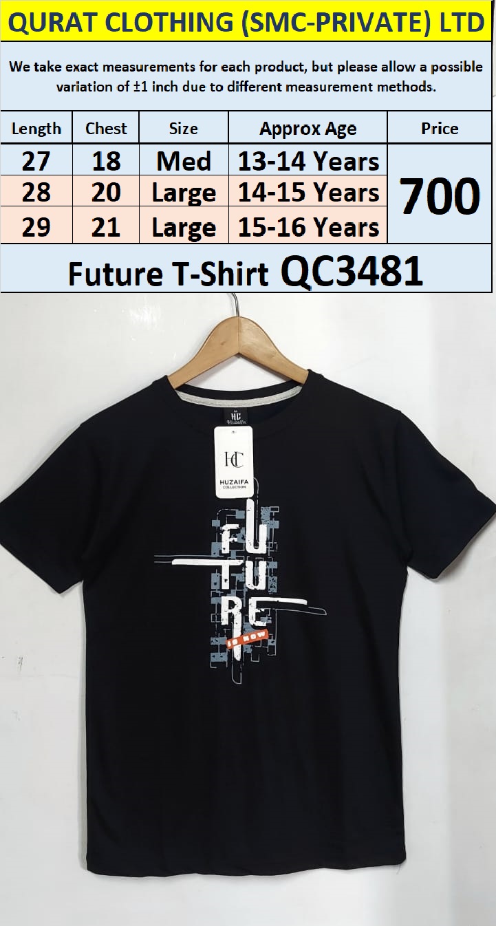 Soft Cotton Blended Future T-Shirt QC3481