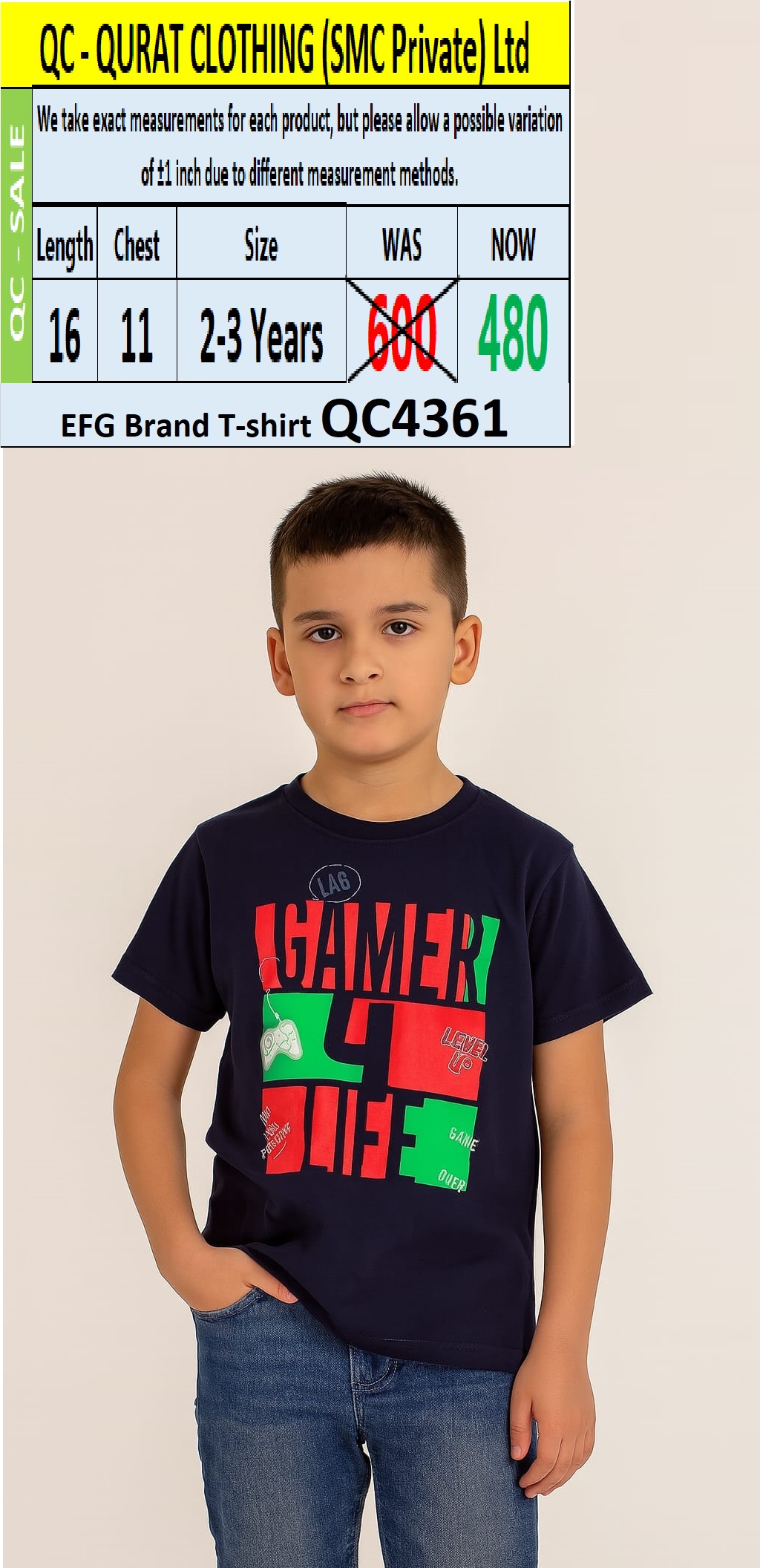EFG Brand T-shirt QC4361