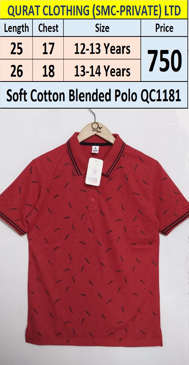 Soft Cotton Blended Polo T-Shirt QC1181