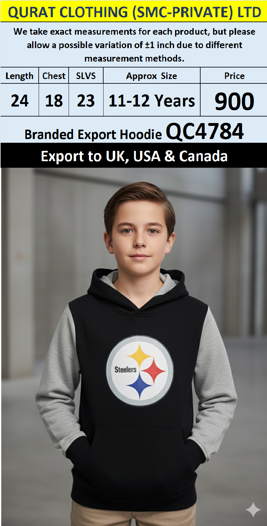 Branded Export UK, USA & Canada Top Brands Hoodie QC4784