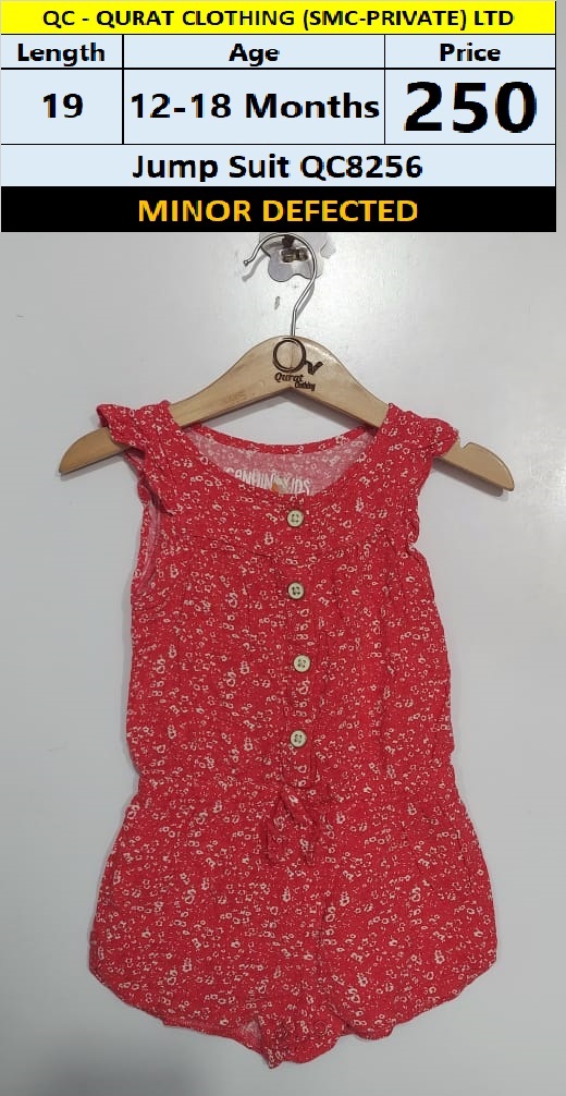 Jumpsuit QC8256 Branded but Minor Defected(no exchange no refund)