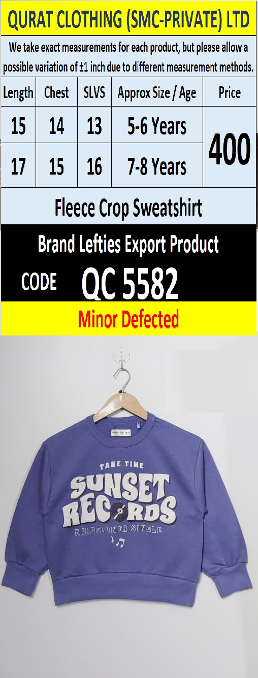 Branded Export Product (Minor Defected) - QC5582