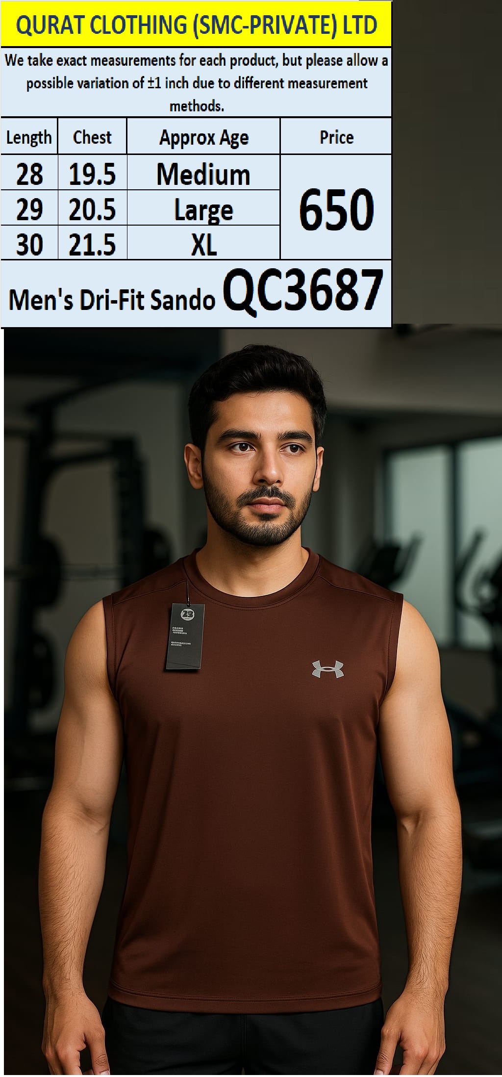 Men's Dri-Fit Sando QC3687