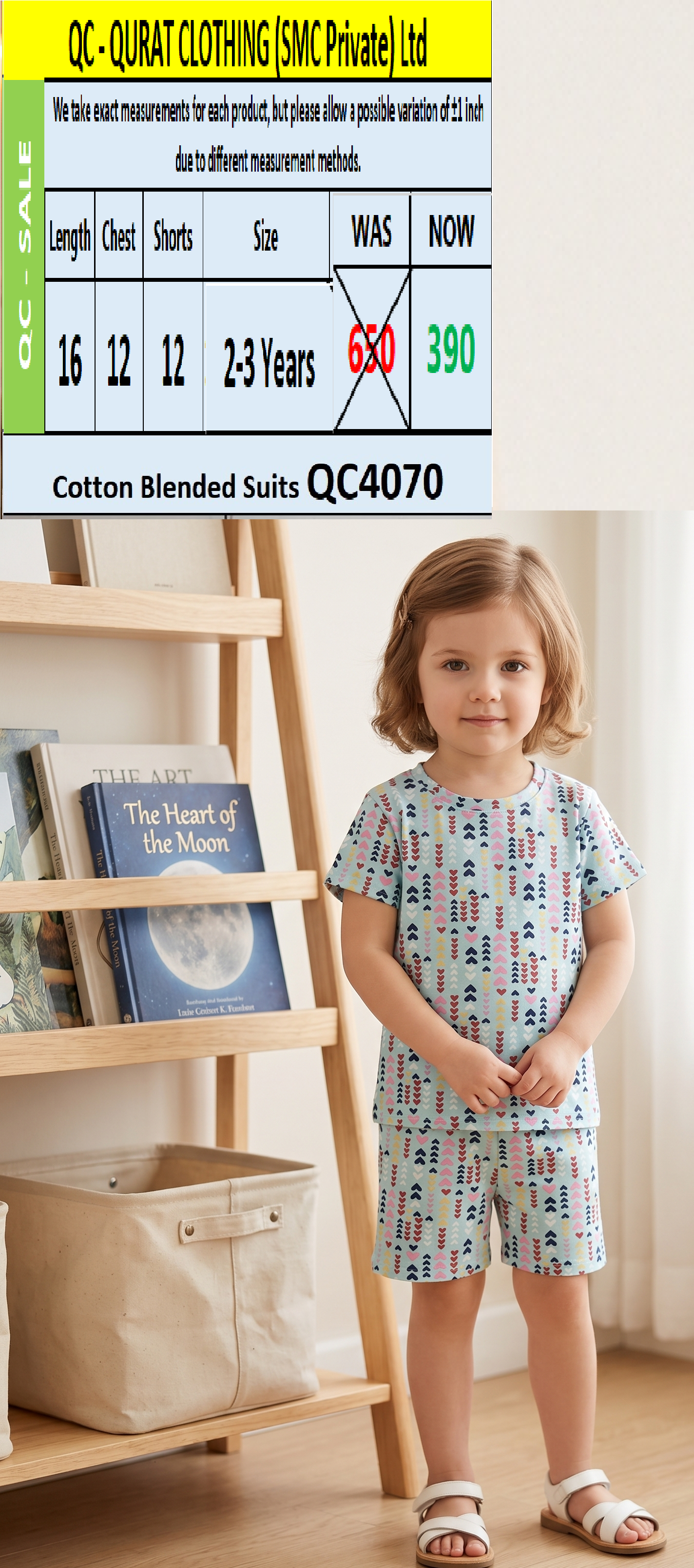 Cotton Blended Suits QC4070