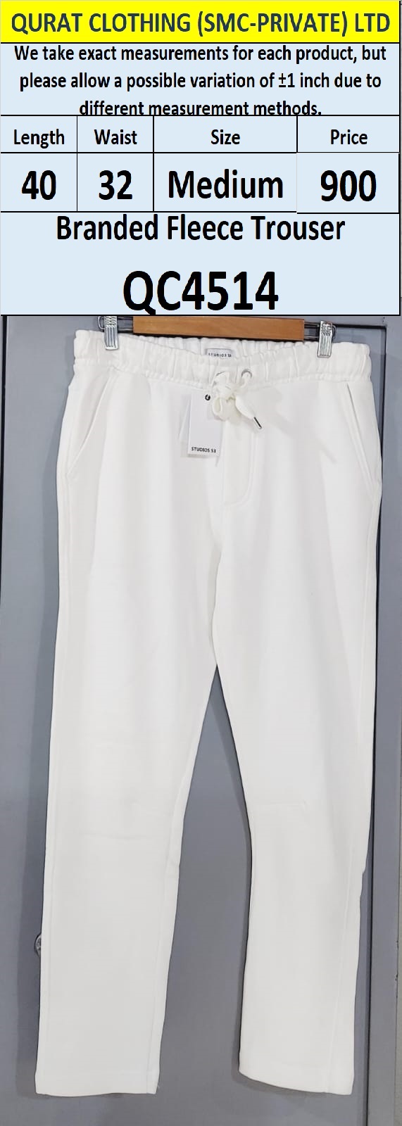 Brand Fleece Export Trouser QC4514