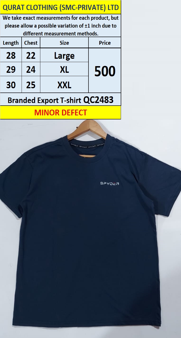 Branded Export T-shirt QC2483 (Minor Defected)