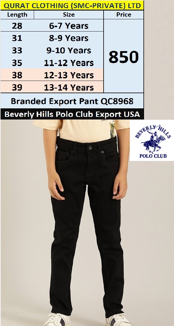 Beverly Hills Polo Club Pant QC8968 Export USA