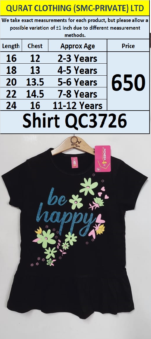 Girls T-Shirt QC3726