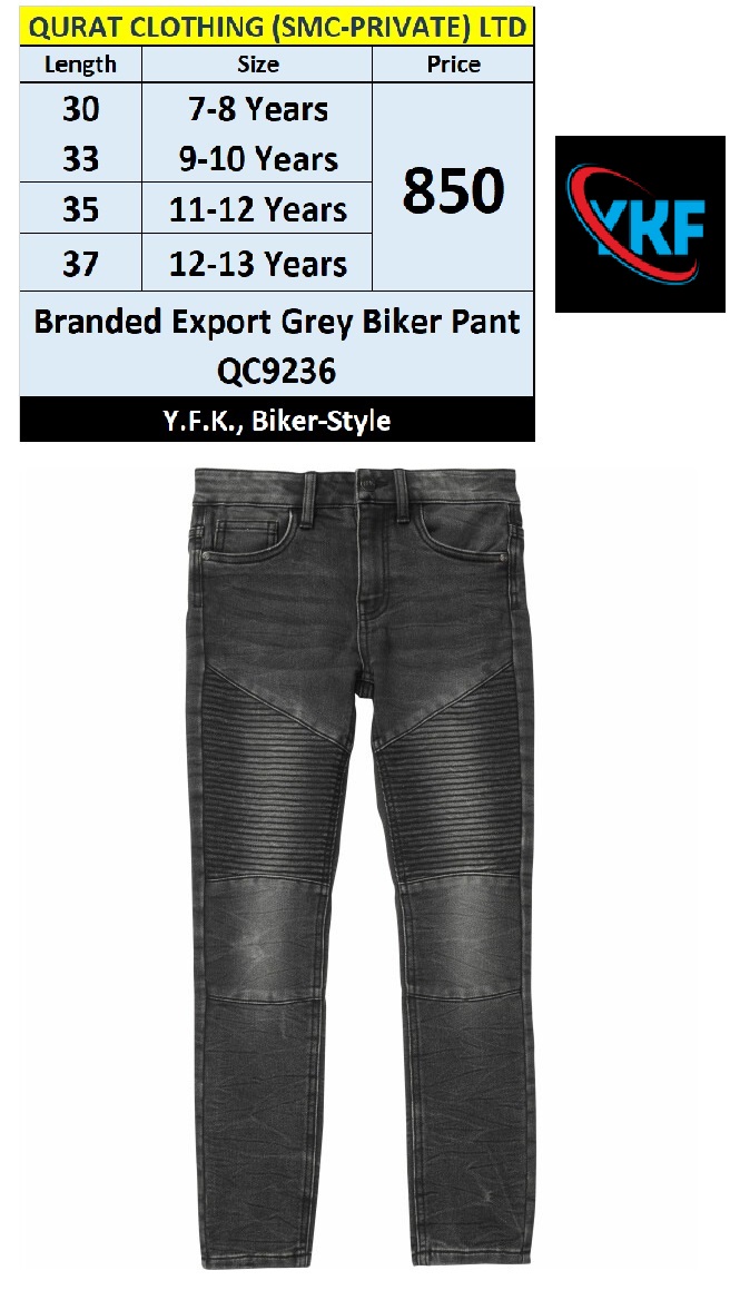  Y.K.F Biker Style Branded Pant QC9236 Export