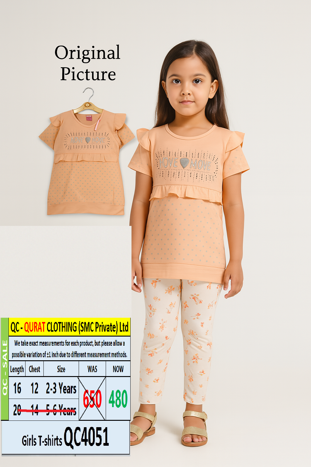 Girls T-shirts QC4051