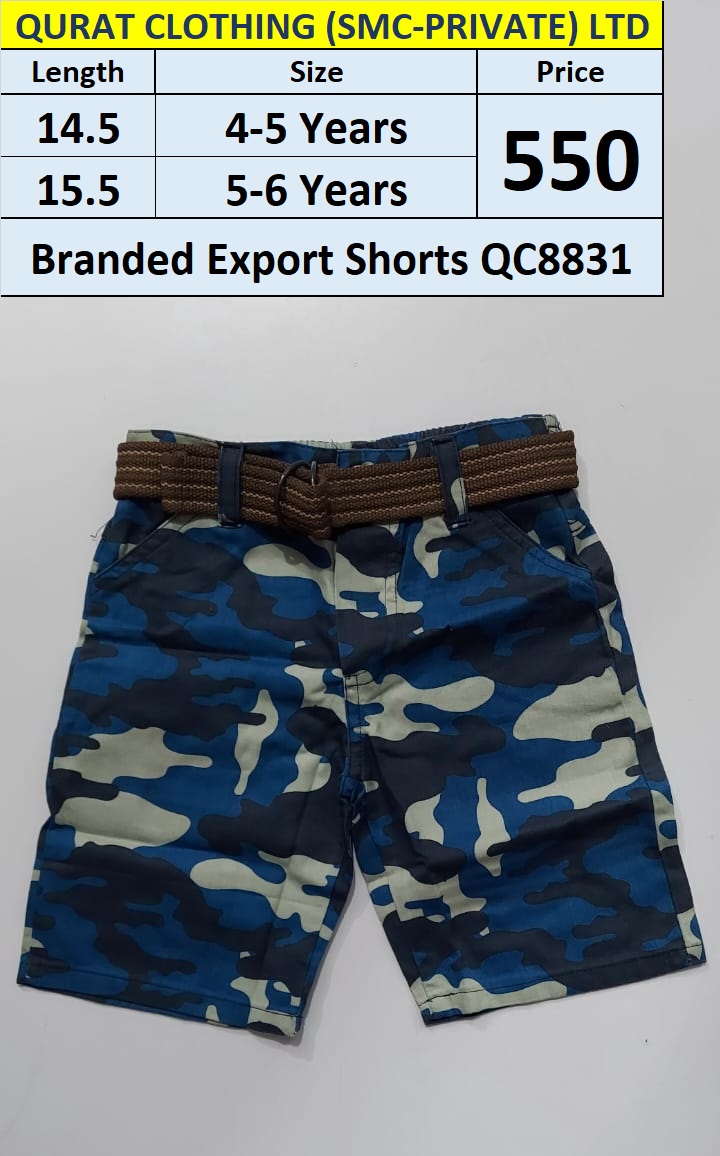 Branded Camouflage Export Shorts QC8831