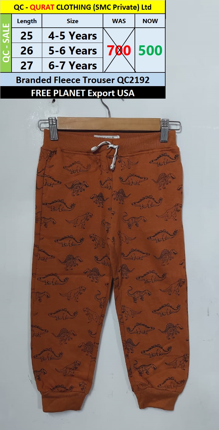 FREE Planet Brand Fleece Trouser QC2192 Export USA