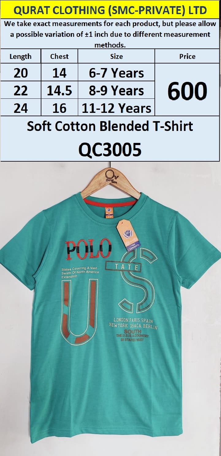 Soft Cotton Blended T-shirt QC3005
