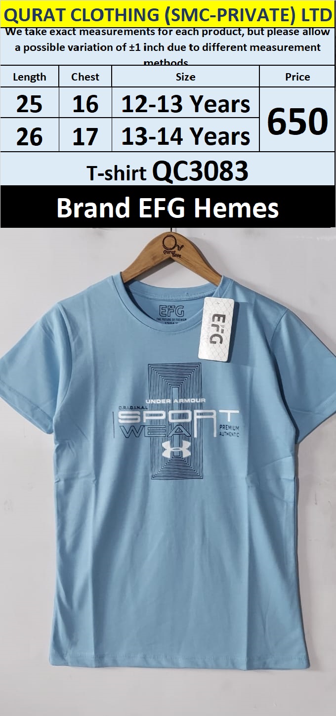 EFG Hemes Brand Cotton Blended T-shirt QC3083