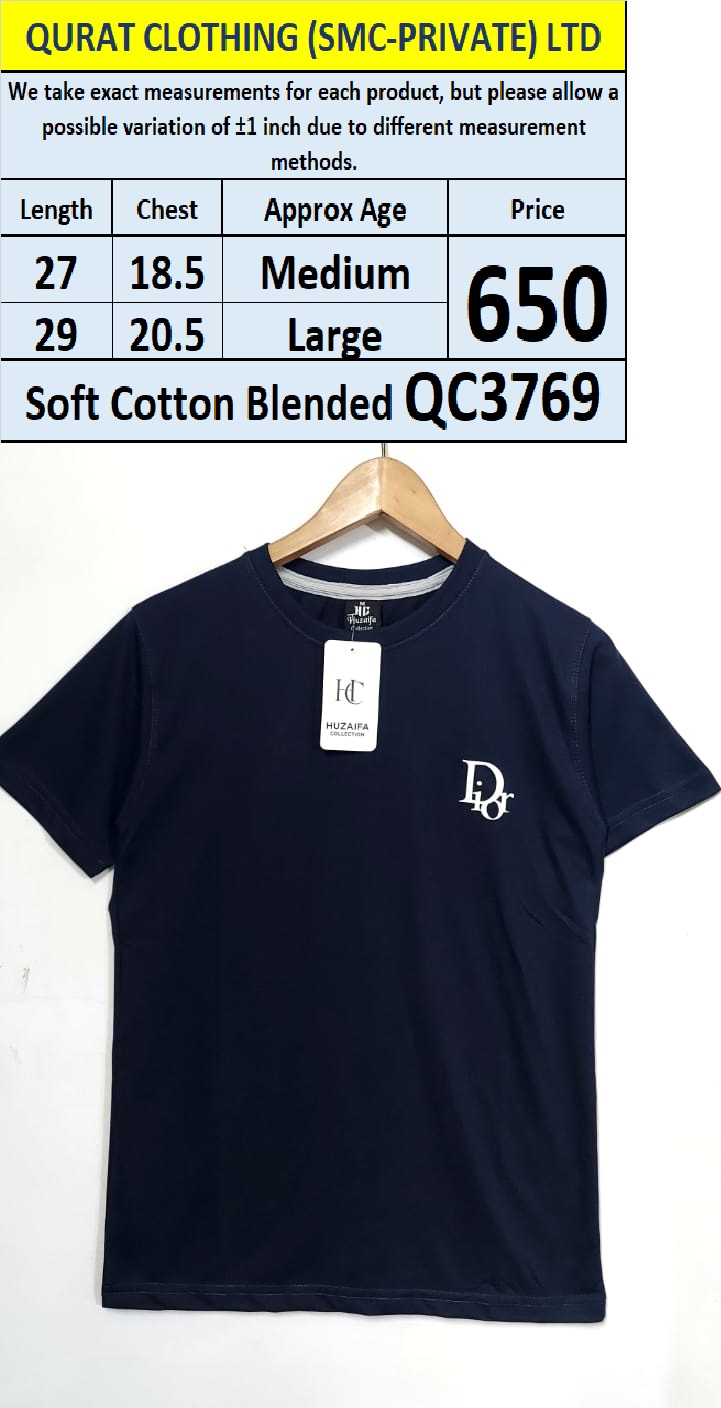 Soft Cotton Blended T-shirt QC3769