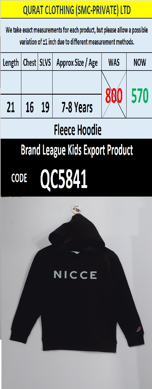Top International Branded Export Hoodie / Sweatshirt Products - QC5841