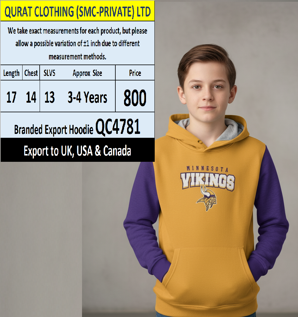 Branded Export UK, USA & Canada Top Brands Hoodie QC4781