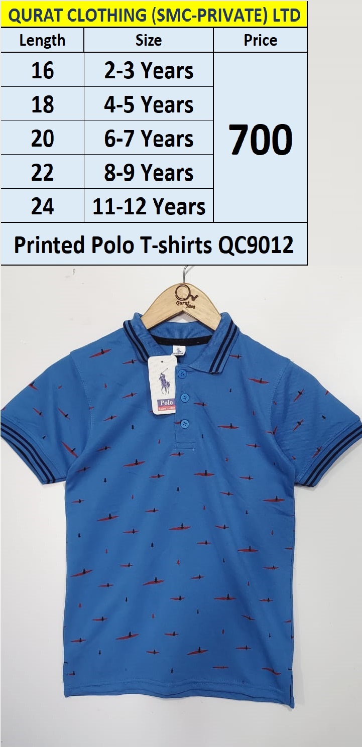 Printed Polo T-shirt QC9012