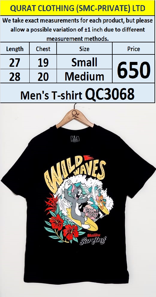 Branded Export Cotton Blended T-shirt QC3068
