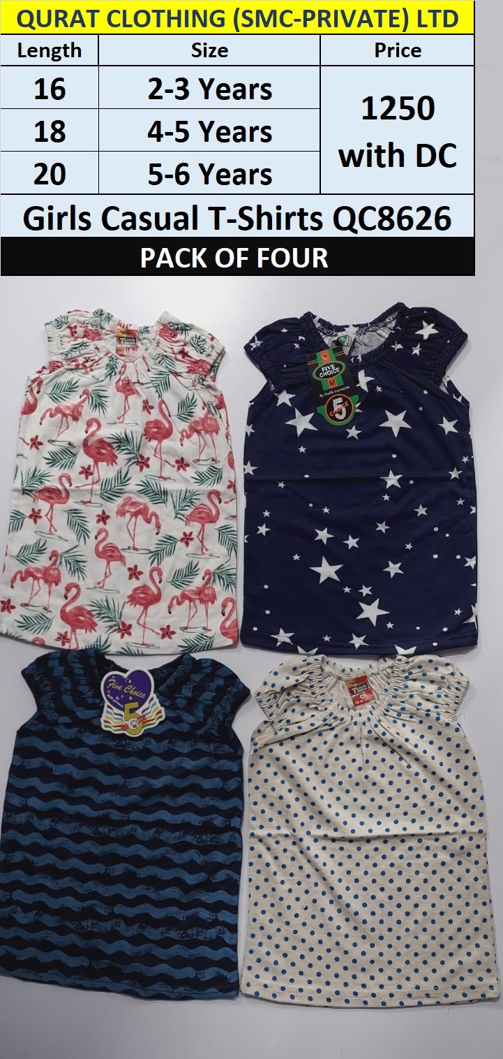 Pack of Four Casual Wear T-Shirts QC8626