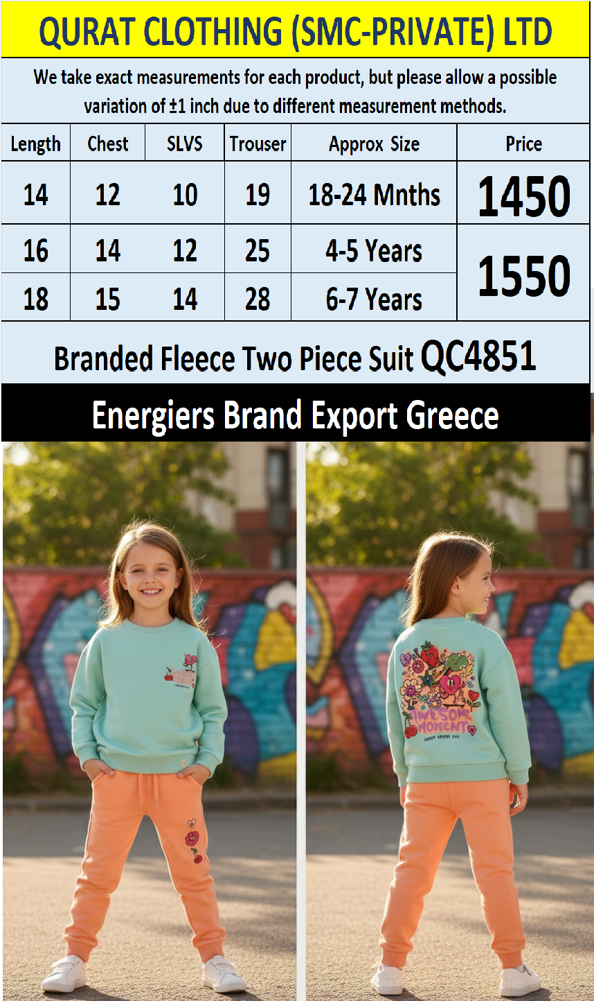 Energiers Brand Fleece Two Piece Suits QC4851 - Export Greece
