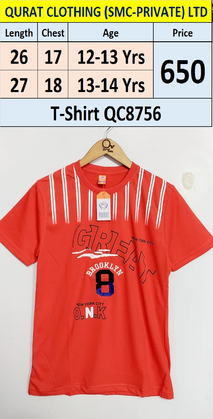 T-shirt code QC8756