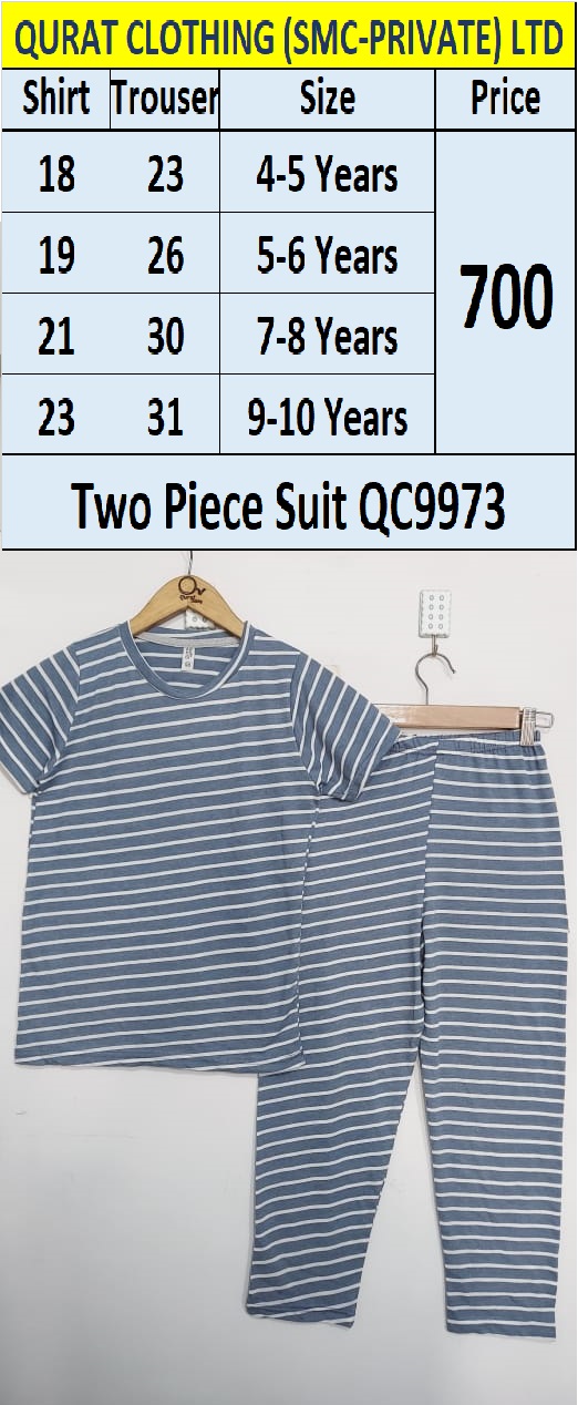 Stripes Two Piece Suit QC9973