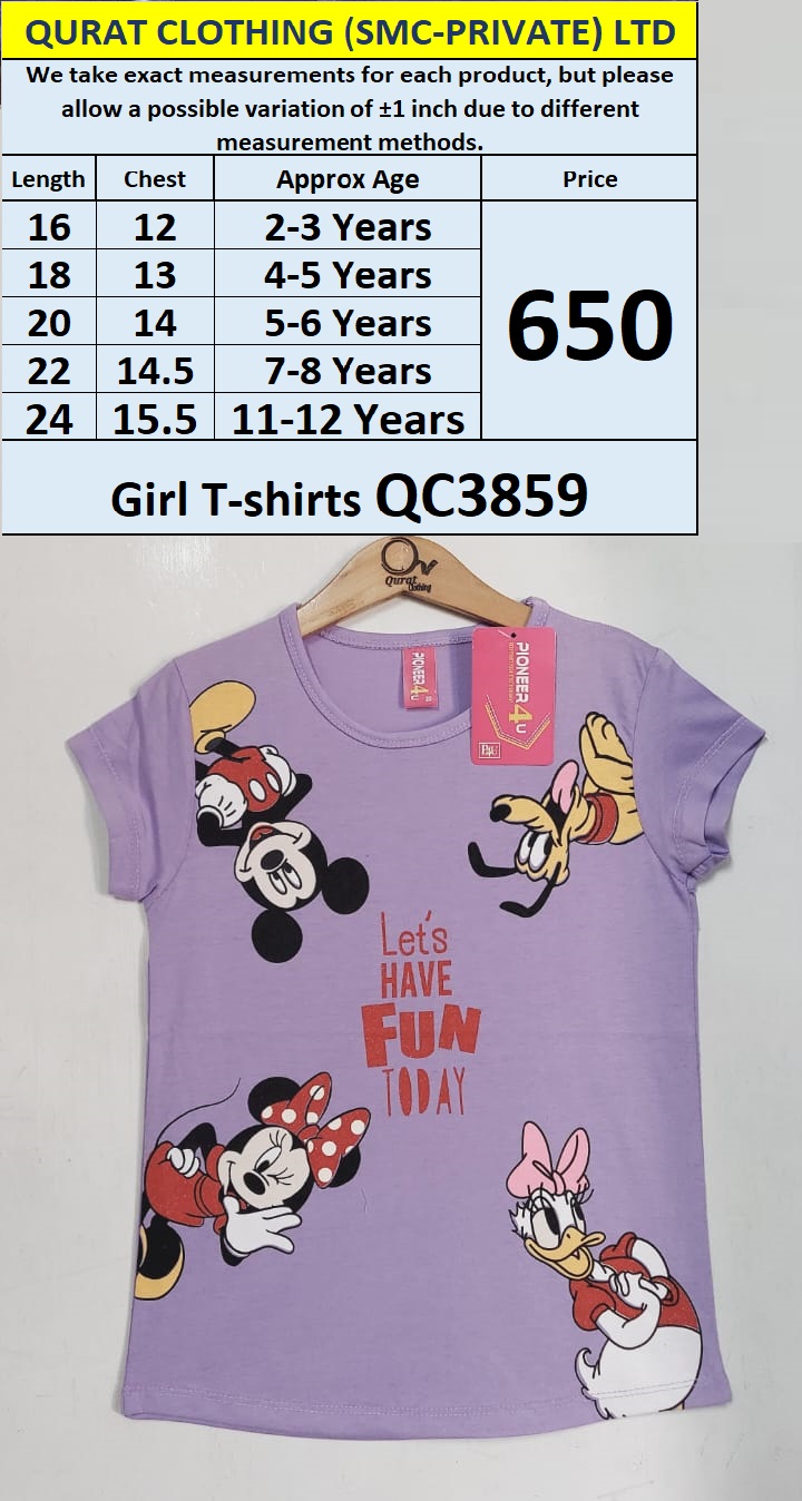 Girl T-shirts QC3859