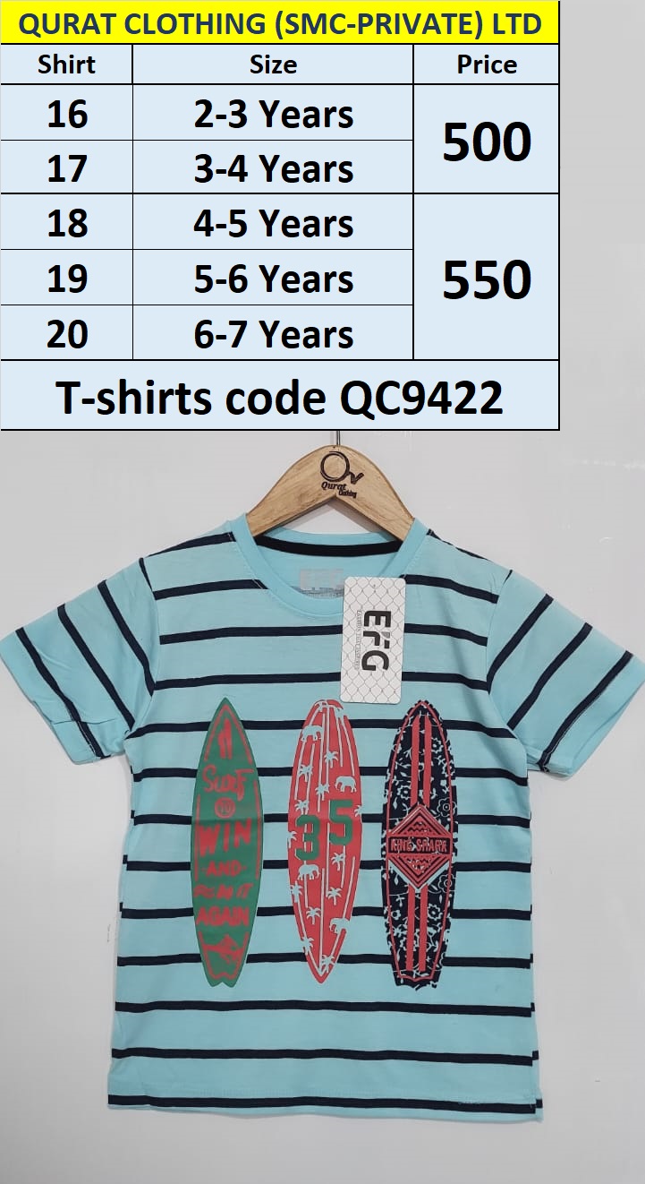 Surf T-shirts QC9422 Brand EFG