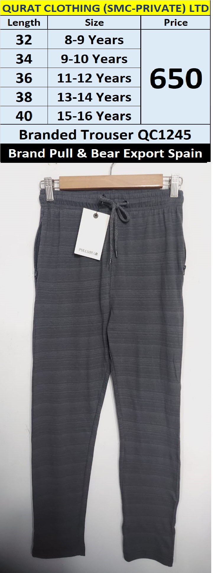 Pull & Bear Brand Summer Trouser 