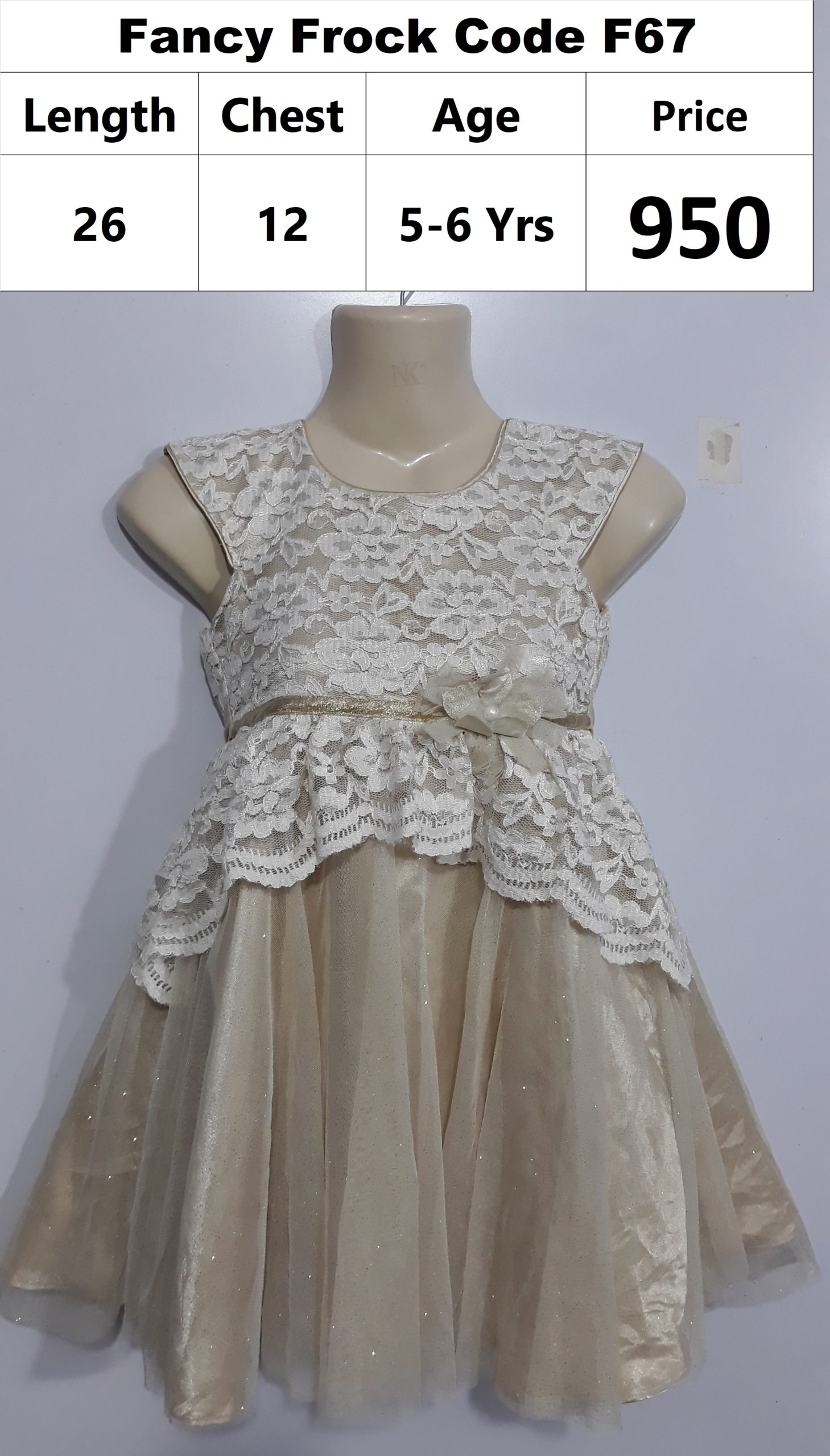 Fancy Frock Code F67