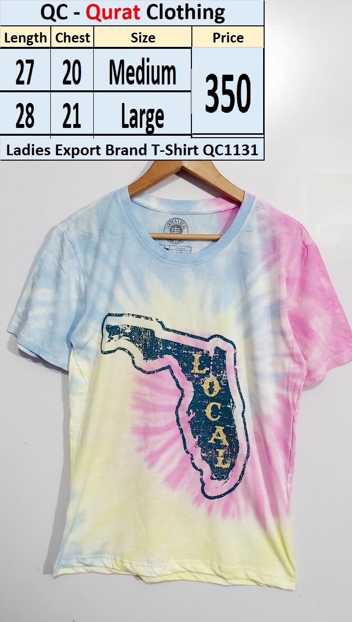 Ladies Export Brand T-Shirt QC1131