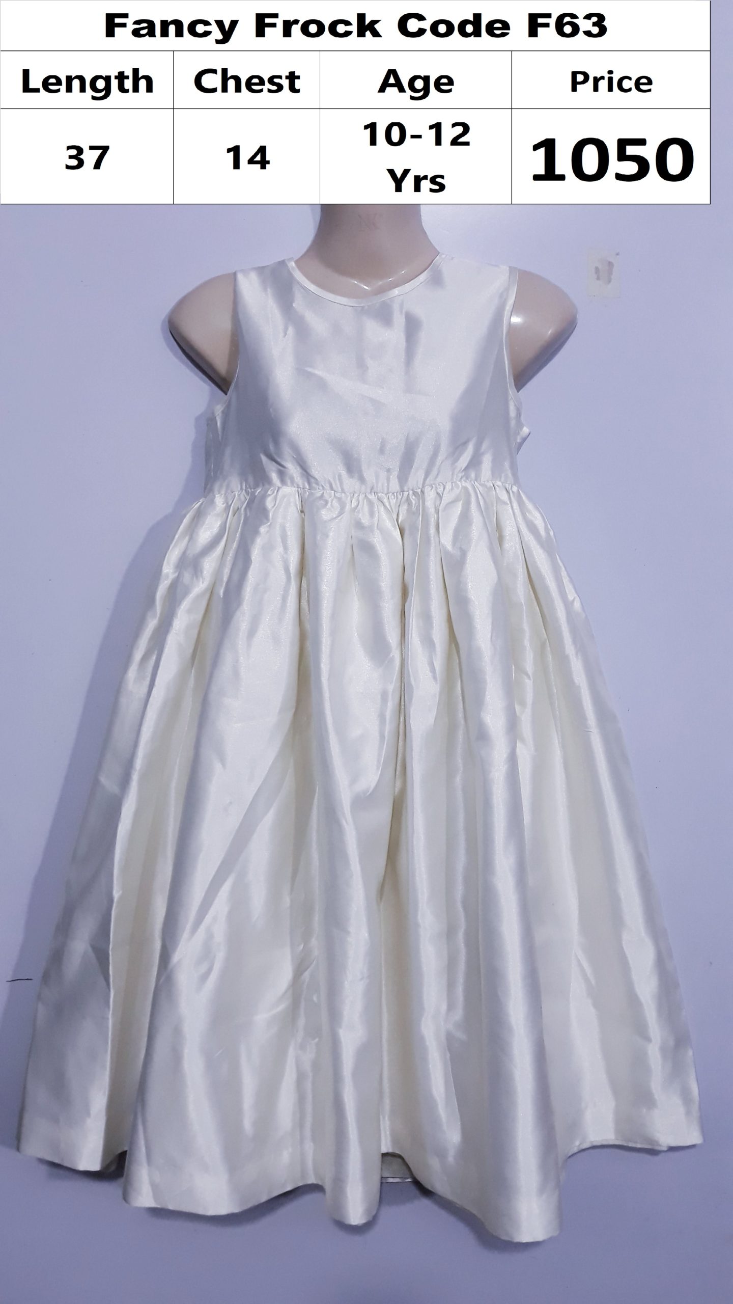 Fancy Frock Code F63