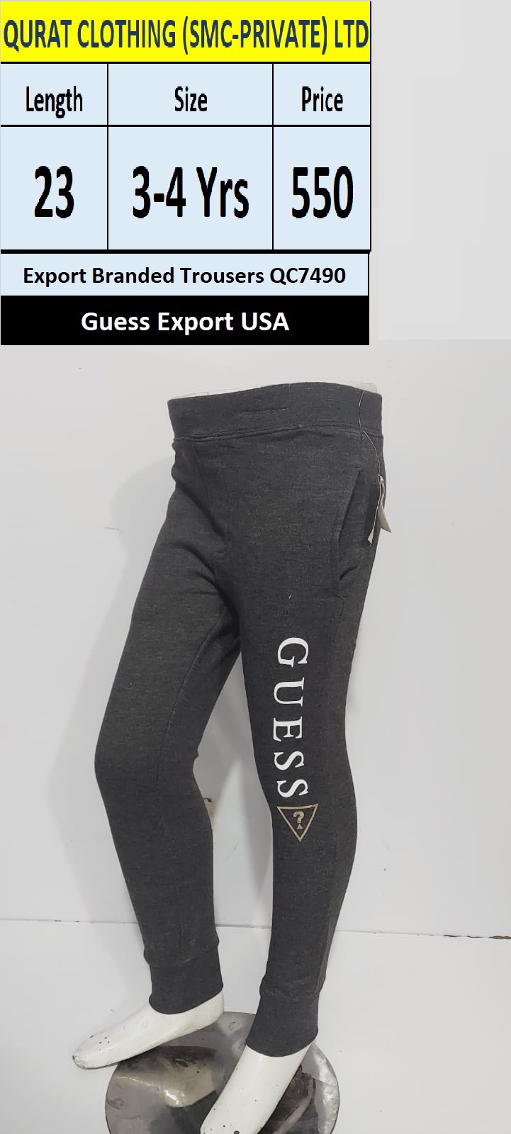 Guess Export USA Brand Trouser QC7490