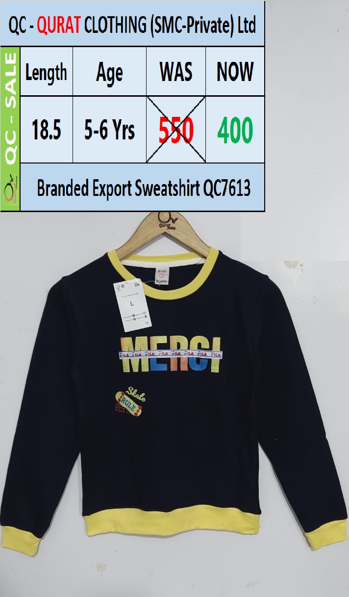 Branded Export Sweatshirt QC7613