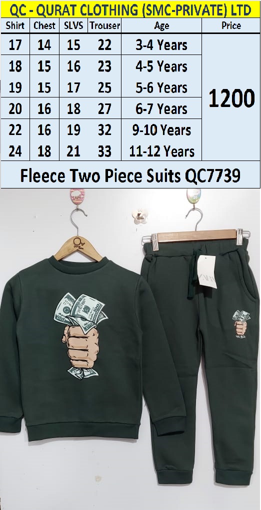 Fleece Two Piece Suits QC7739