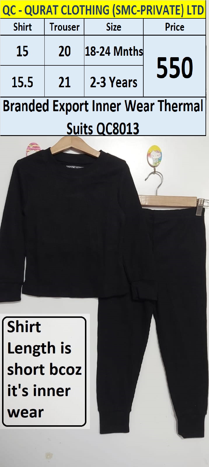 Branded Export Thermal Suits