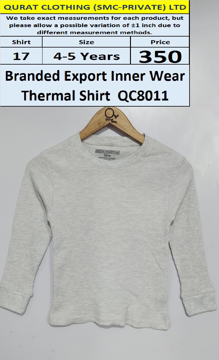 Branded Export Thermal Shirt 