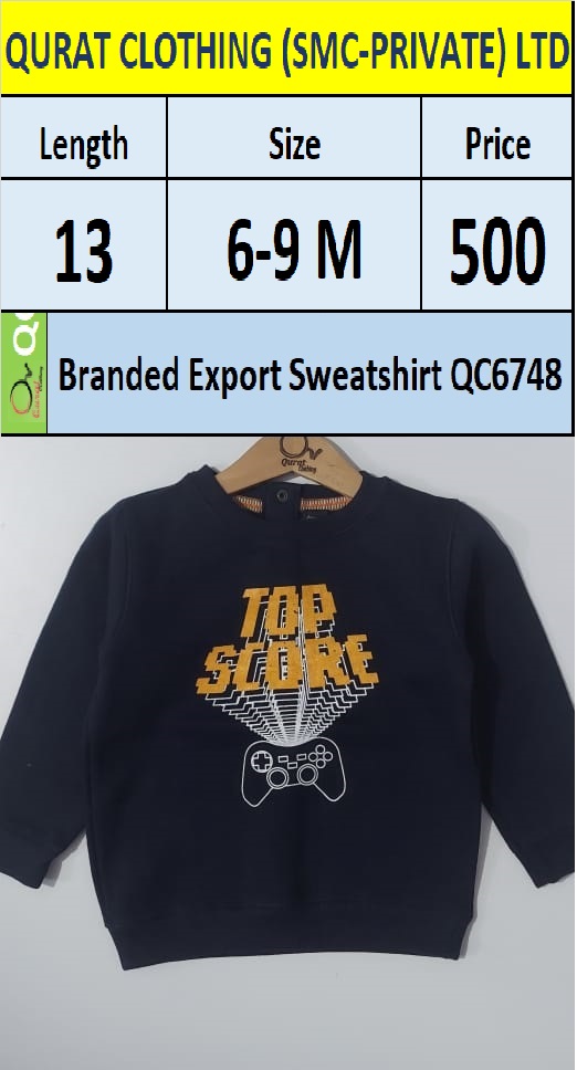 Branded Export Sweatshirt QC6748