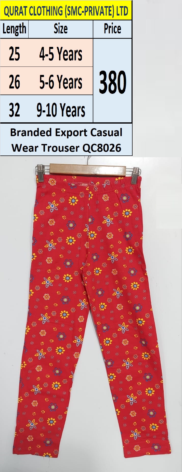 Branded Export Casual Wear Trouser 