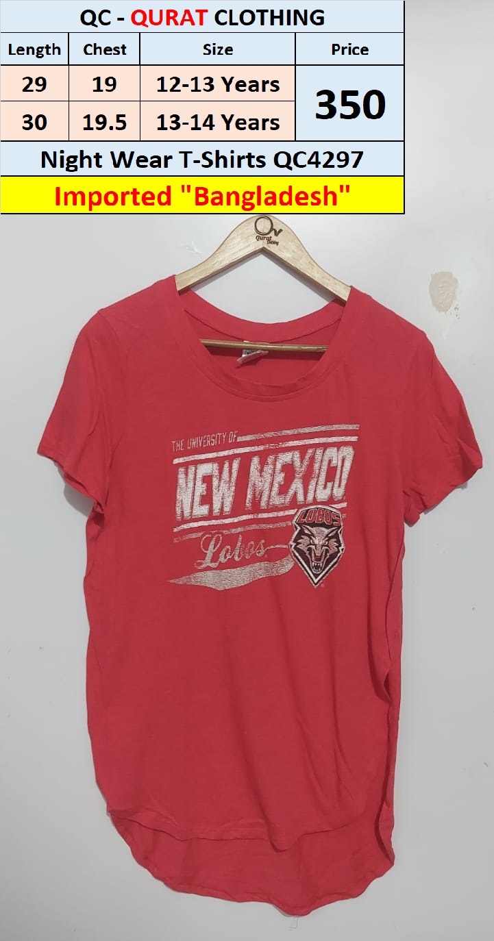 Night Wear T-Shirt QC4297 (Imported Bangladesh) - QC42xc97