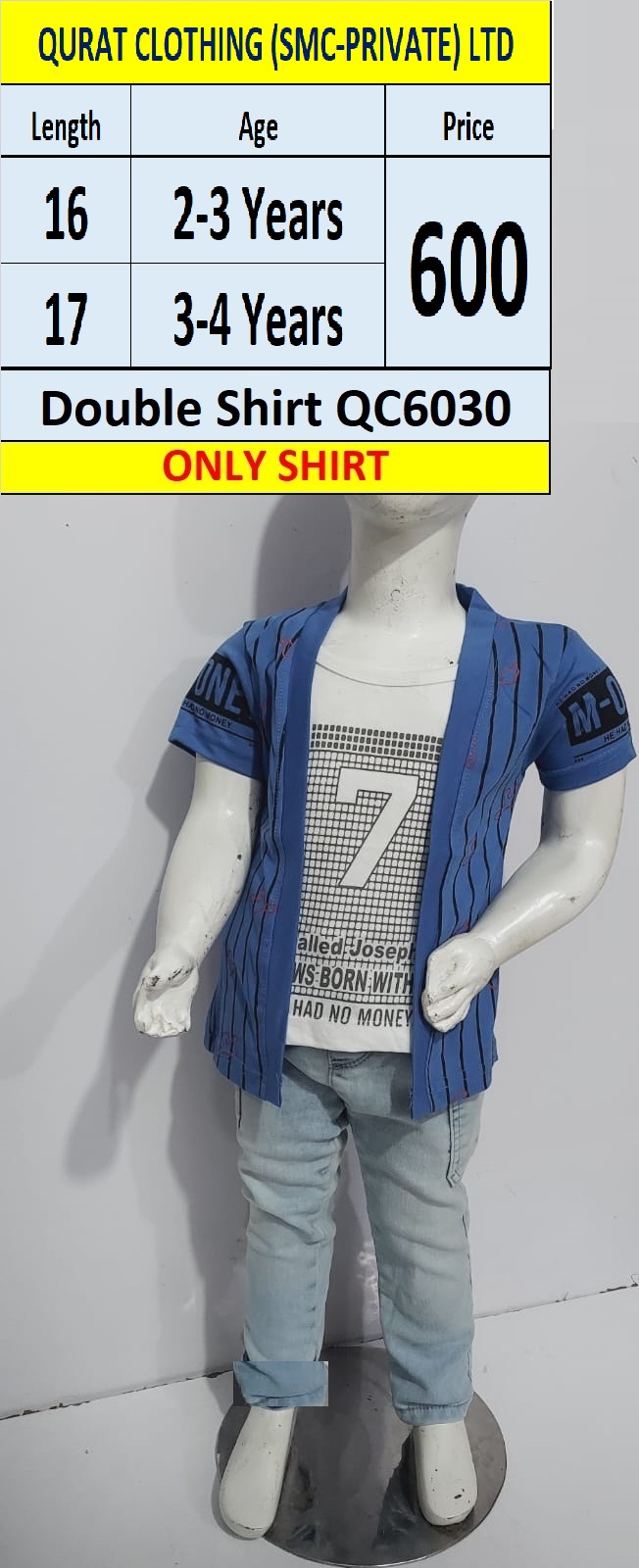 Double Shirt Code QCdSFDAS