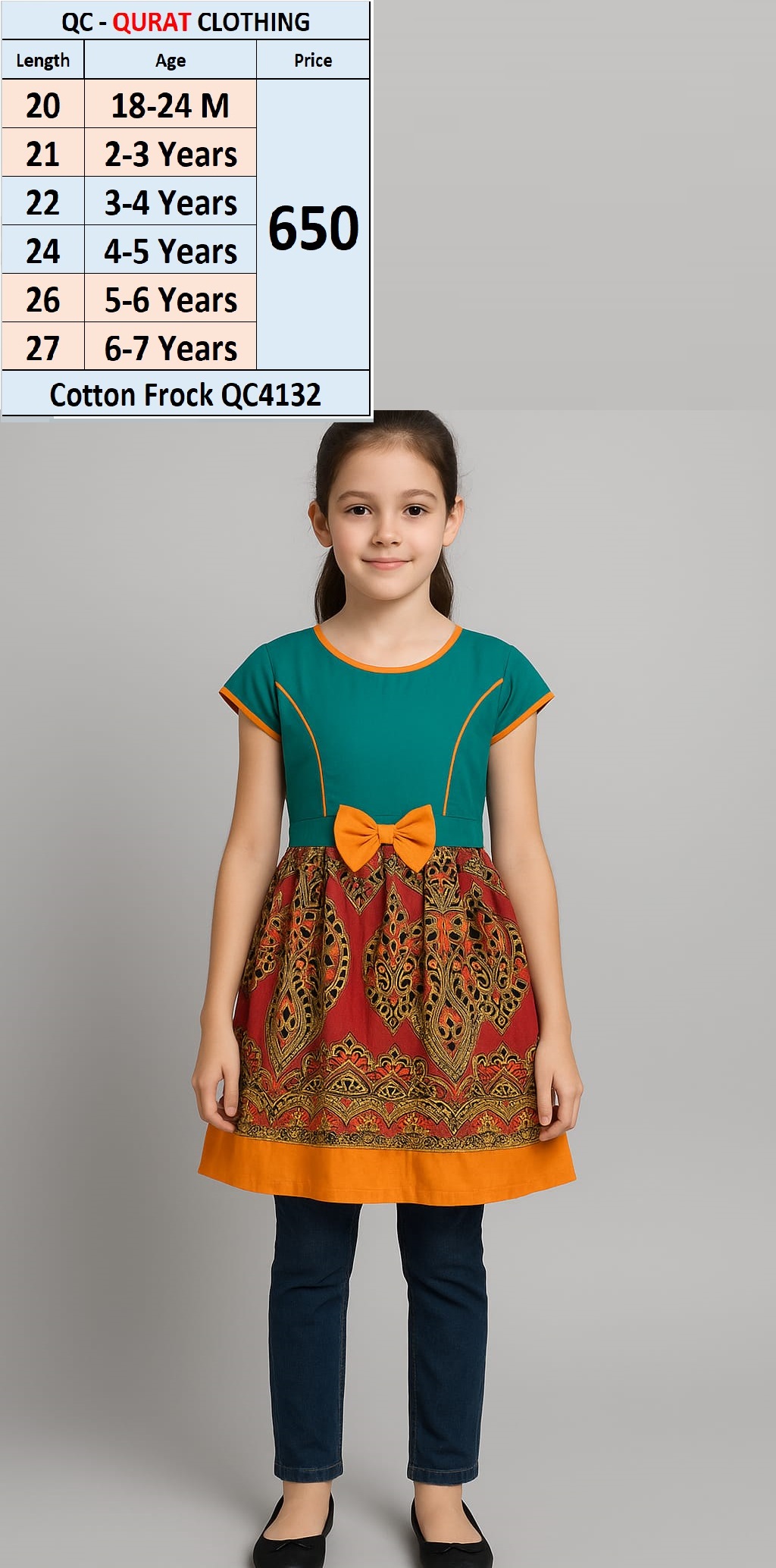 Cotton Frock QC4132