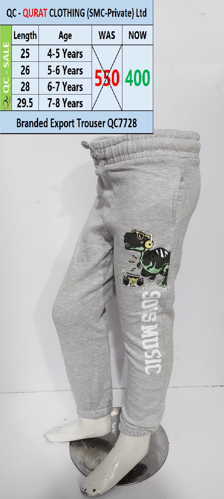 Branded Export Trouser QC7728