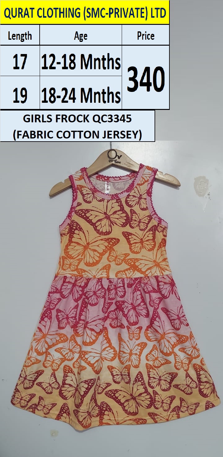 Girls Frock  (Fabric Cotton Jersey)