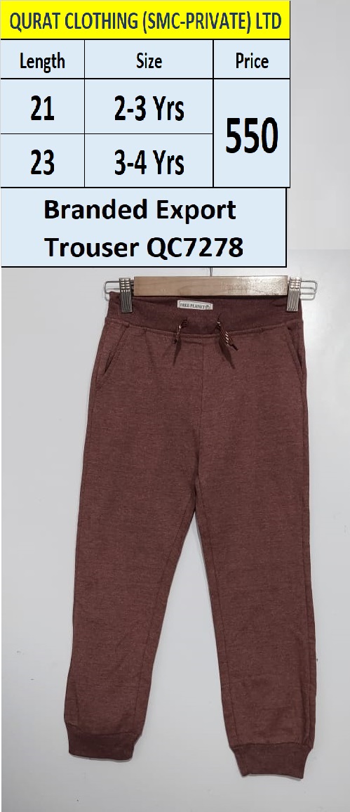 Branded Export Trouser QC7278