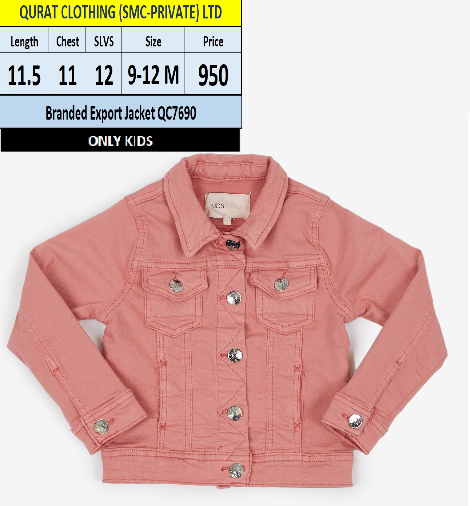 KIDS ONLY Branded Export Jacket QC7690