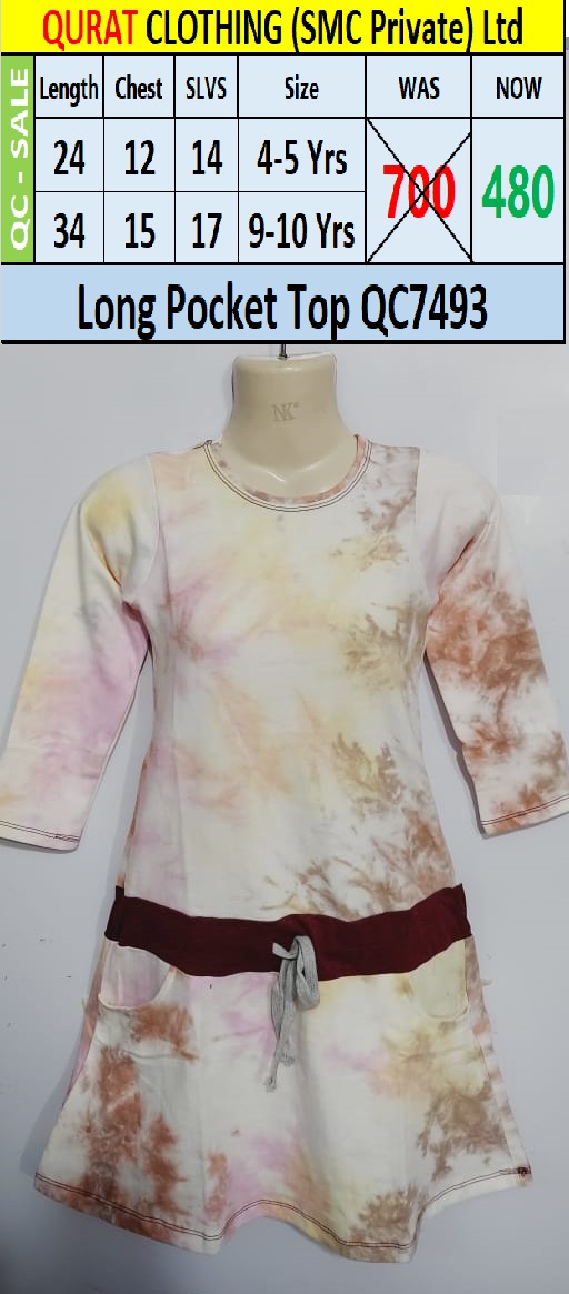 Long Pocket Top QC7493