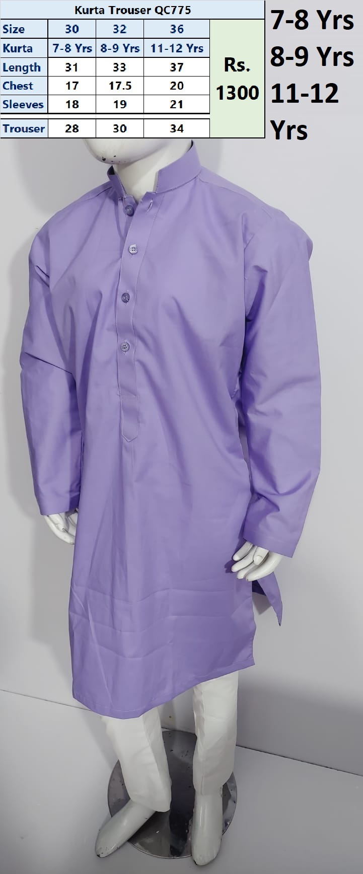 Kurta & Trouser Code QC775
